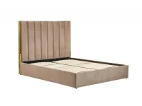 Voodi 160x200 PALAZZO beež - tõstemehhanismiga pilt 8