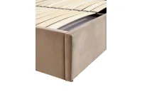 Voodi 160x200 PALAZZO beež - tõstemehhanismiga pilt 6