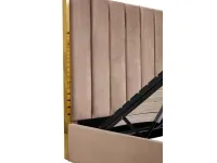 Voodi 160x200 PALAZZO beež - tõstemehhanismiga pilt 5