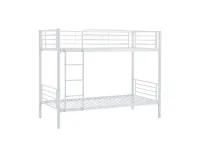 Кровать двухъярусная BUNKY 90 белая pilt 5