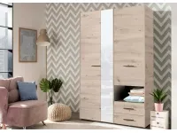 Шкаф для одежды LEON 3K2FO pilt 2