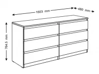 Kummut MALTA 6S valge pilt 5