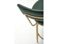 Барный стул низкий H-115 зелёный pilt 8