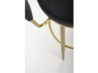 Барный стул низкий H-115 черный pilt 5