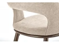 Барный стул низкий H-114 бежевый pilt 5