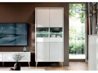 Vitriinkapp BARCELONA 4D Valge pilt