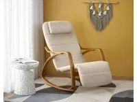 Кресло-качалка PRIME бежевый pilt 2