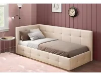 Voodi 90x200 BOSS tõstemehhanismiga - Beež pilt 2