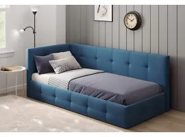 Voodi 90x200 BOSS tõstemehhanismiga - Sinine