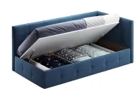 Voodi 90x200 BOSS tõstemehhanismiga - Sinine pilt 4