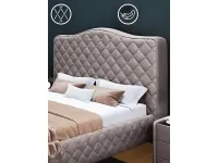 Voodi 160x200 PRESTIGE tõstemehhanismiga - Beež pilt 5