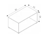 Diivanilaud COSMO С10 - Valge pilt 3