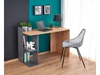 Стол письменный FINO дуб вотан - антрацит pilt 2