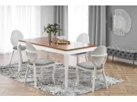 Pikendatav laud WINDSOR tamm / valge pilt 2