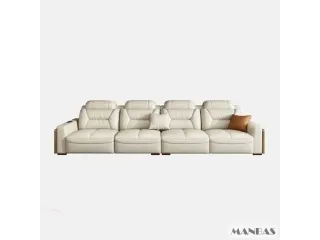 Diivanvoodi Premium Italian Genuine Leather Sectional Sofa Sets Couch Sofas with 4 seat pilt