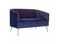 Diivan Diivan DKD Home Decor S3021761 Kuldne Lillla Metall Plastmass pilt 2