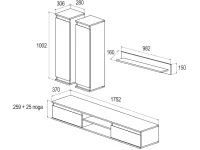 Sektsioon LUSIA 175 valge pilt 5