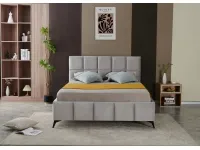 Voodi 160x200 CARLA helehall pilt 3