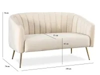 Diivan AC 2405 - Kreemjas pilt 5