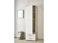 Kapp riiulitega LIMA REG-1 sonoma ja valge pilt 3