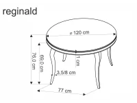 Стол REGINALD pilt 8