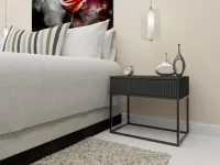 Тумбочка TRENDY SN-2 Антрацит pilt 4