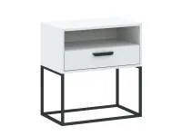 Тумбочка TRENDY SN-4 Белая pilt 3