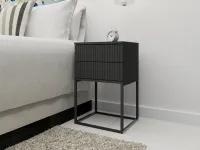 Тумбочка TRENDY SN-8 Антрацит pilt 2