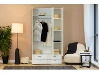 Комод BASIC 4S - Белый pilt 7