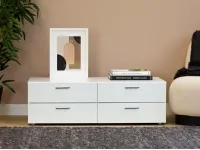 Комод BASIC 4S - Белый pilt 2