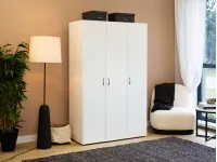 Шкаф для одежды BASIC 3D - Белый pilt 2