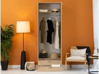 Riidekapp BASIC 2D2S - Sonoma pilt 2