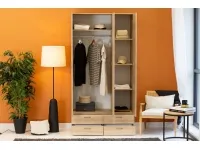 Riidekapp BASIC 3D4S - Sonoma pilt 3