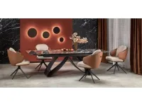 Pikendatav laud HILARIO must marmor pilt 4