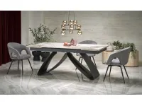 Pikendatav laud HILARIO valge marmor pilt 3