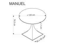 Стол MANUEL pilt 8