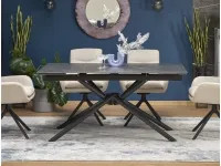 Pikendatav laud VITORINO must marmor pilt 2