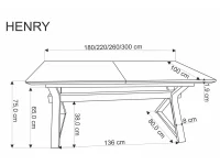 Pikendatav laud HENRY pilt 13
