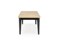 Pikendatav laud EDMONDO naturaalne/must pilt 10