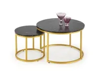 Diivanilaud PAOLA must-kuldne (2 tk) pilt 2