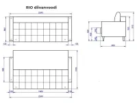 Diivanvoodi RIO - hall B35 pilt 5