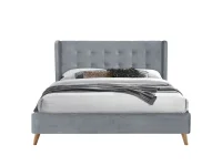 Кровать 160x200 ESTELLA 160 серая pilt 3