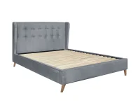 Кровать 160x200 ESTELLA 160 серая pilt 4