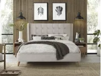 Voodi 160x200 ESTELLA 160 beež pilt 2