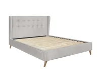 Кровать 160x200 ESTELLA 160 бежевая pilt 3