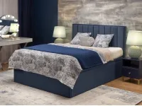 Voodi 160x200 ASENTO tõstemehhanismiga - Sinine pilt 2