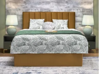 Voodi 160x200 ASENTO tõstemehhanismiga - Sinepi pilt