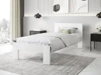 Voodi 90x200 MATILDA 90 - Valge pilt 2