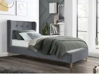 Voodi 90x200 ESTELLA 90 hall pilt 2