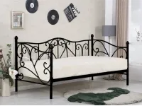 Voodi 90x200 SUMATRA must pilt 2